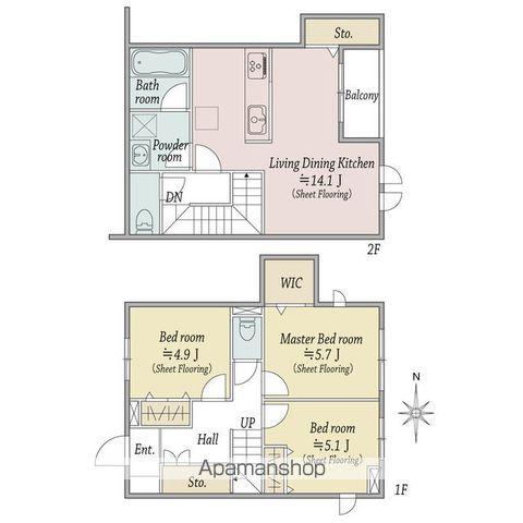 WINDSOR COURT(3LDK/1階)の間取り写真