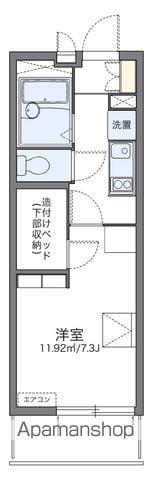 レオパレス香春口(1K/1階)の間取り写真