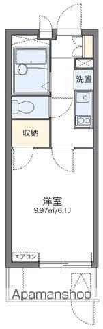 レオパレスリバービレッジ(1K/1階)の間取り写真