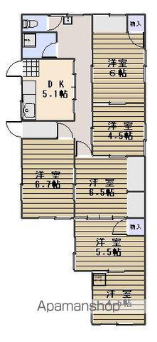 吉備線 大安寺駅 徒歩29分 1階建 築61年(6K)の間取り写真