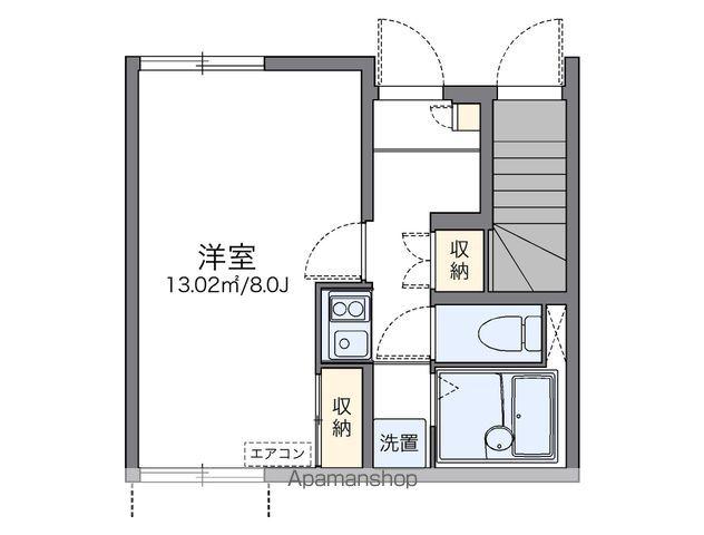 レオネクスト池下(1K/1階)の間取り写真