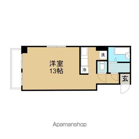 ダイアパレス大曽根(ワンルーム/6階)の間取り写真