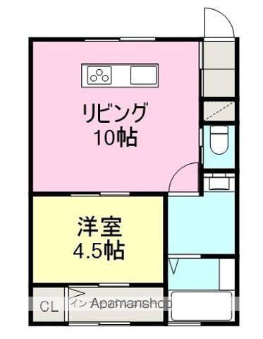 グランクリュ・クラッセ(1LDK/1階)の間取り写真