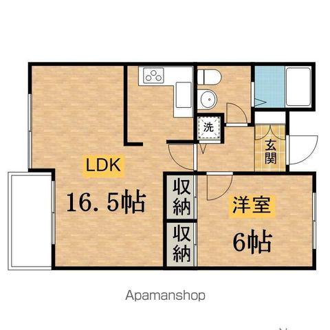 プラネット永山(1LDK/3階)の間取り写真