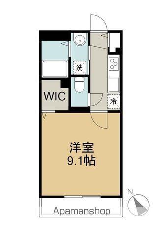 AUGUSTA(1K/3階)の間取り写真