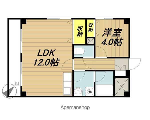 サニースカイ(1LDK/6階)の間取り写真