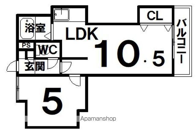 サンコーポ(1LDK/1階)の間取り写真