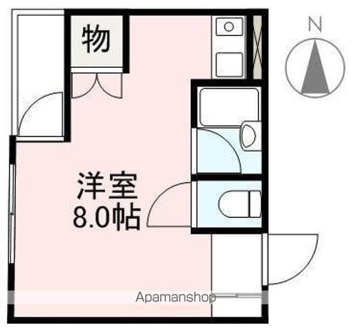パルコ扇(ワンルーム/3階)の間取り写真