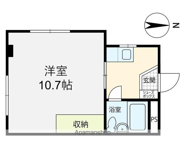 アビタシオンエムテ(ワンルーム/3階)の間取り写真