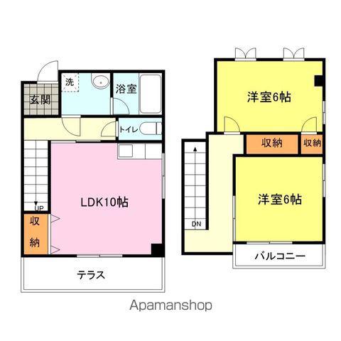 ラフィーネ(2LDK)の間取り写真
