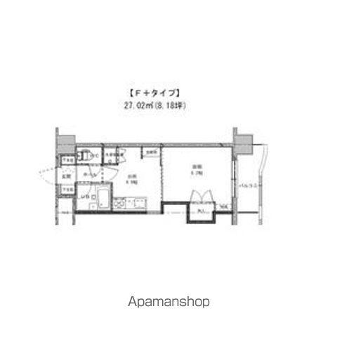 クラシックハイム(1DK/5階)の間取り写真