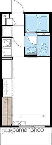 リブリ・シャトー・デ・ザールⅤ(1K/2階)の間取り写真