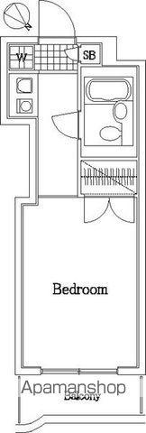 アーバンヒルズ西八王子第2(ワンルーム/2階)の間取り写真