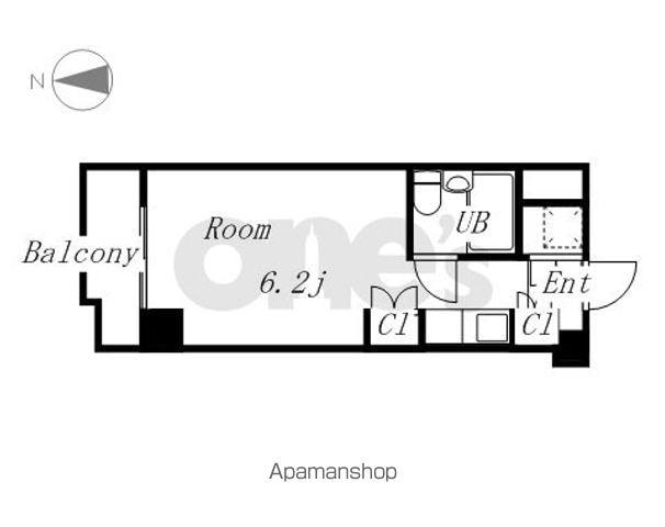 朝日プラザ名古屋ターミナルスクエア(ワンルーム/5階)の間取り写真