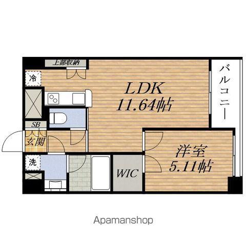 NH江坂(1LDK/7階)の間取り写真