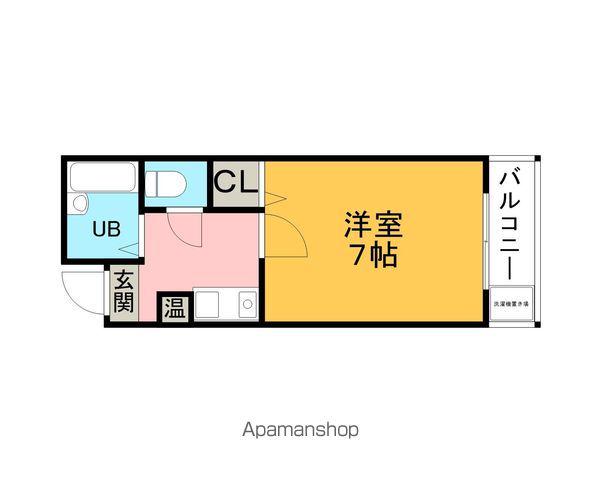 ステイツ豊中本町ビル(1K/5階)の間取り写真