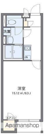 クレイノTOBAⅦ(1K/2階)の間取り写真