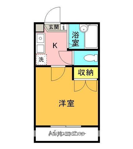 フレーズNODA(1K/3階)の間取り写真