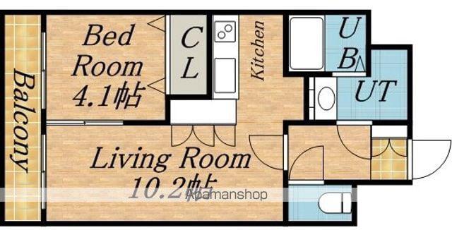レガーロ美術館通(1LDK/6階)の間取り写真