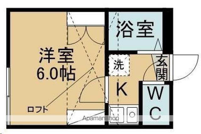 ベルトピア仙台21(1K/1階)の間取り写真