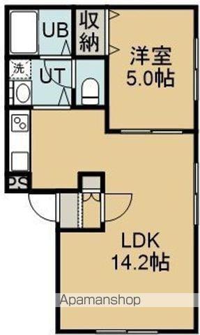 サンライズヒル(1LDK/2階)の間取り写真