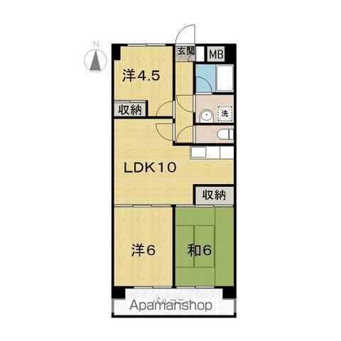 リヴィエール31(3LDK/4階)の間取り写真
