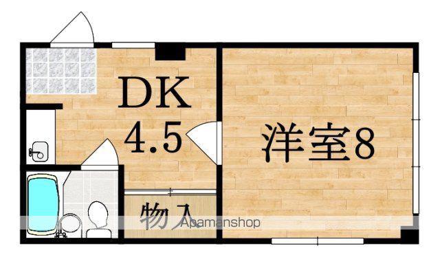 コーポ華(1DK/1階)の間取り写真