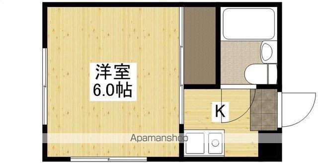 ヴェルMIYAKE(1K/1階)の間取り写真