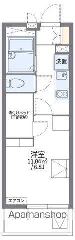 レオパレスESPOIR東伊場(1K/4階)の間取り写真