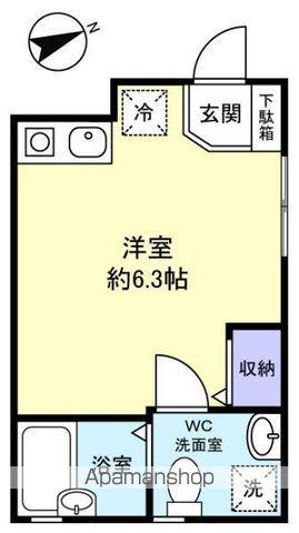 スカイテラス船橋日大前(ワンルーム/1階)の間取り写真