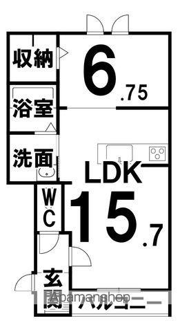 西13南12MS(1LDK/1階)の間取り写真