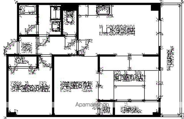 プレステージ13番館(3LDK/5階)の間取り写真