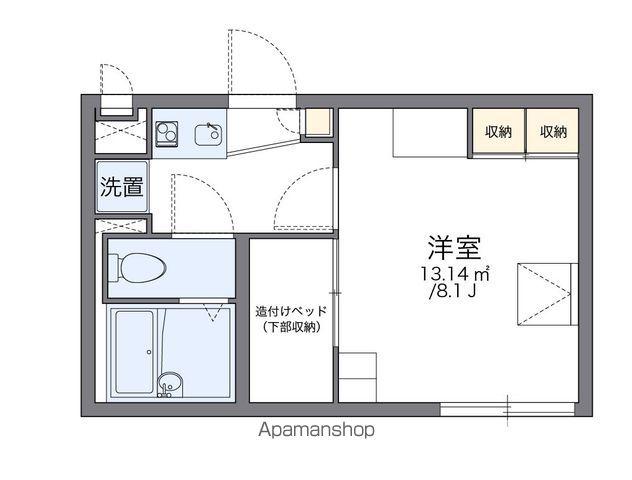 レオパレスイマジン(1K/1階)の間取り写真