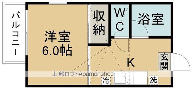 メゾンロッシュ(1K/1階)の間取り写真