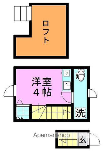 サークルハウス高円寺壱番館(ワンルーム/2階)の間取り写真