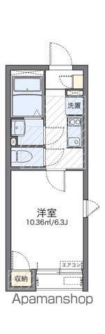 レオネクストコーラルリーフ(1K/2階)の間取り写真