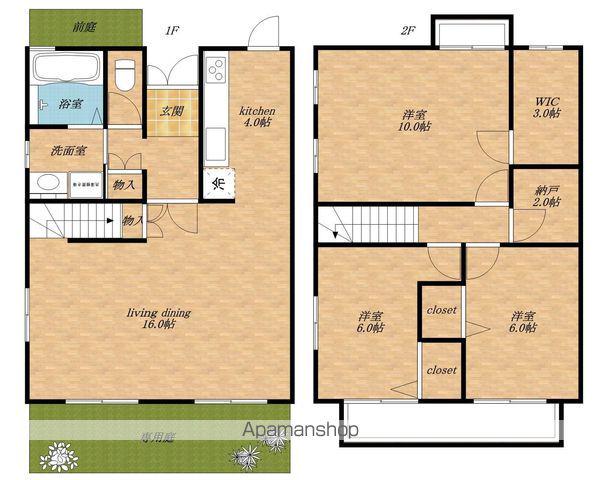 ガーデニア南大阪(3LDK)の間取り写真
