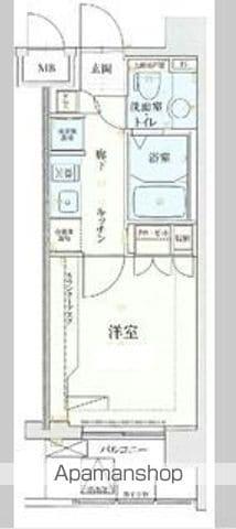 リヴシティ横濱弘明寺(1K/7階)の間取り写真