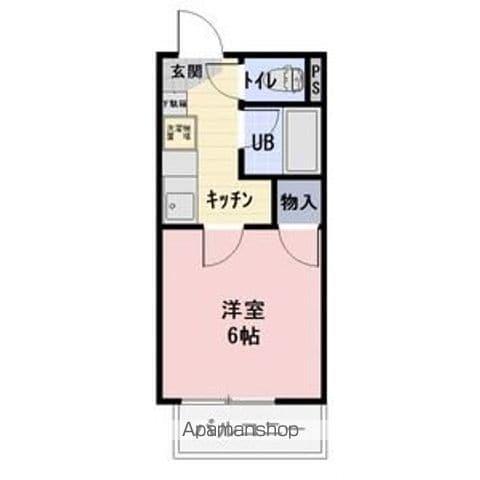 SURPLUS ONEなかみちハイツ(1K/1階)の間取り写真