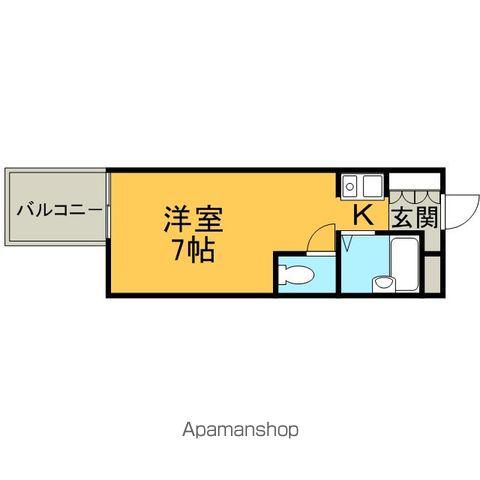ドール栄5丁目(1K/5階)の間取り写真