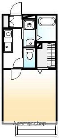 エステートユリA(1K/2階)の間取り写真