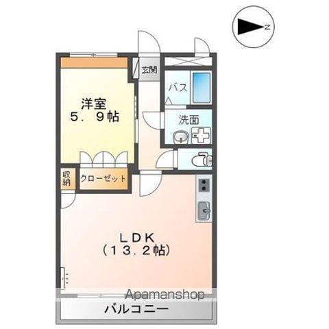 フォレストヴィラ(1LDK/2階)の間取り写真