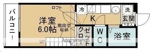 グレイス黒松(1K/1階)の間取り写真
