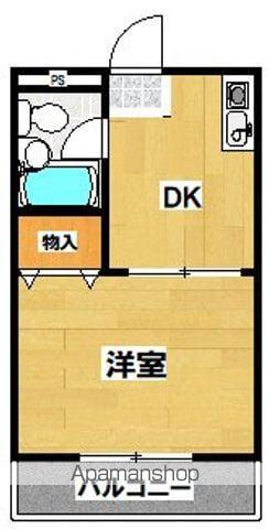 ヴィレッタ住吉(1DK/4階)の間取り写真