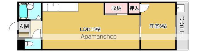 メゾン ド アリエッタ(1LDK/2階)の間取り写真