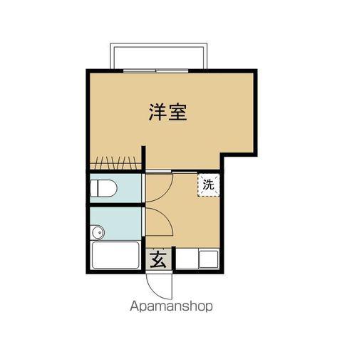 ロゼッタ別宮(1DK/1階)の間取り写真