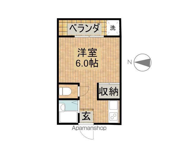 吉村町アパート(ワンルーム/1階)の間取り写真