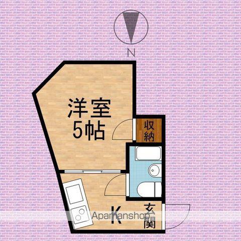 吉澤ビル(1K/2階)の間取り写真