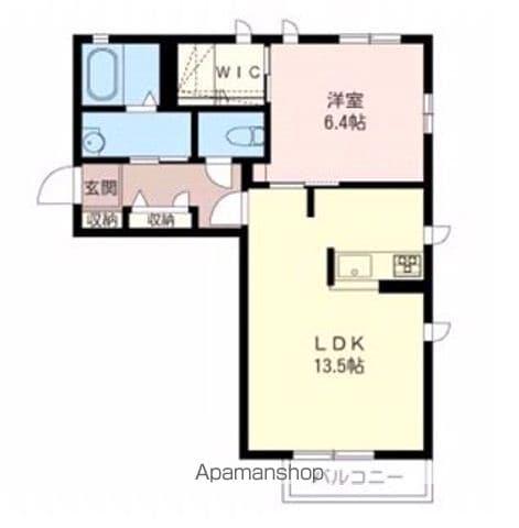 パルティール(1LDK/1階)の間取り写真