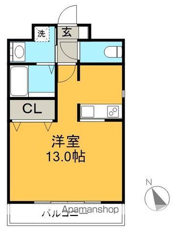 SORA(ワンルーム/3階)の間取り写真